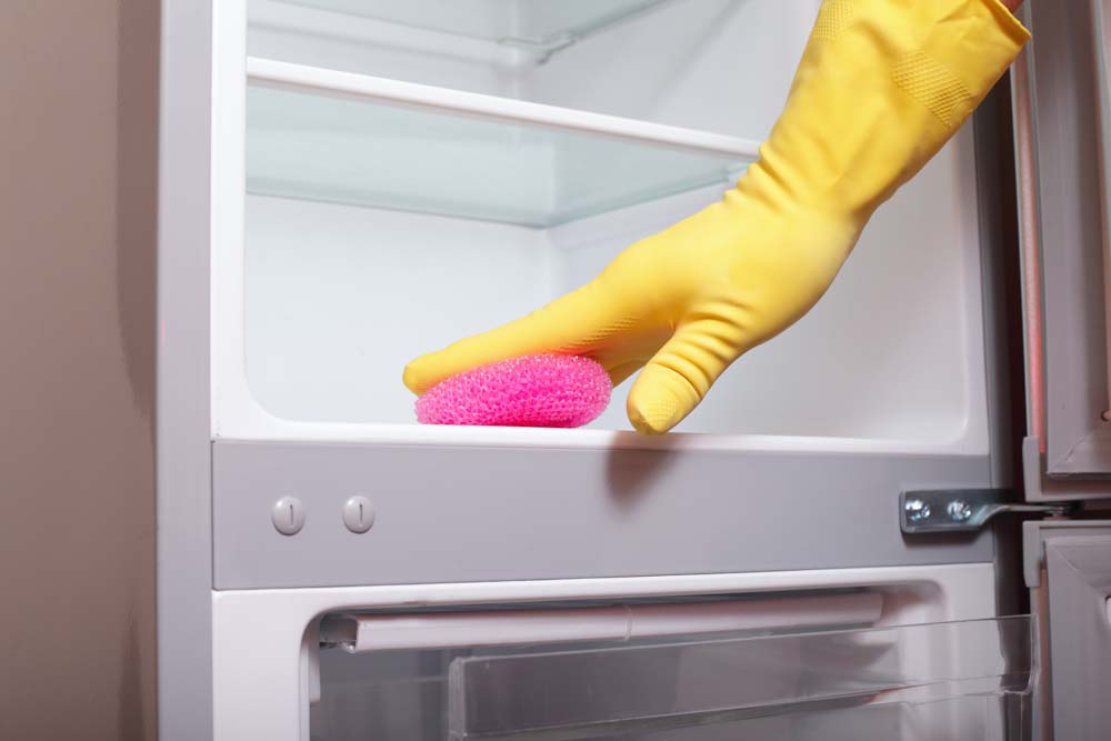 Как отмыть полки в холодильнике
