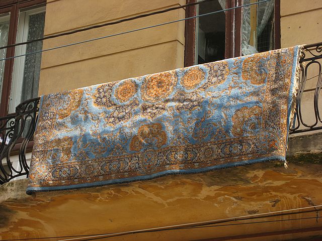 Сушка ковров в Турции